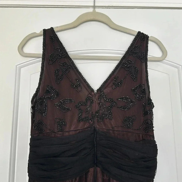 Vintage Y2K Stenay Beaded & Sequined Cocktail Dress Sz 10 - Picture 8 of 11